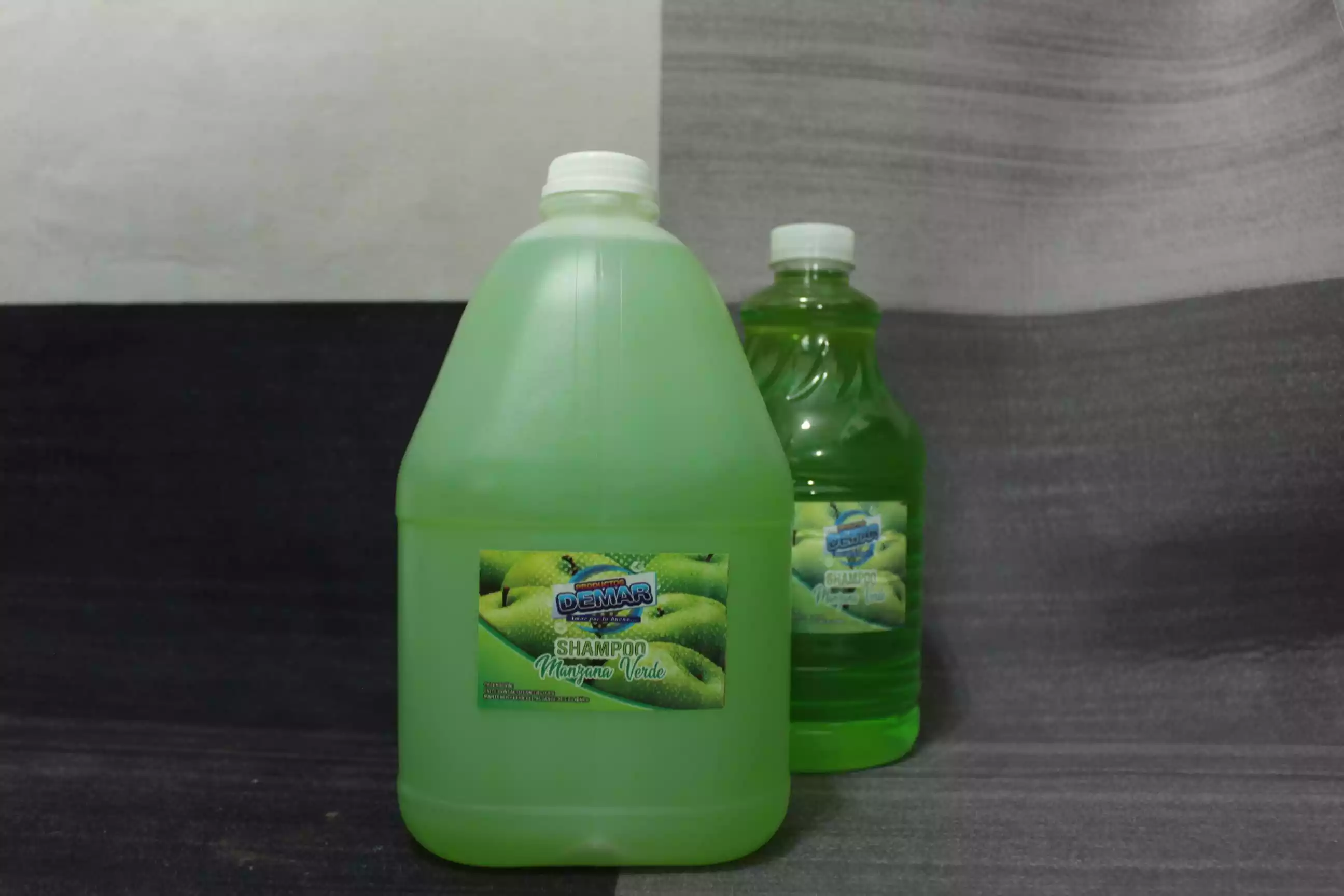 Shampoo de manzana verde